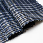 Тканина костюмна жіноча картата бістрейчева