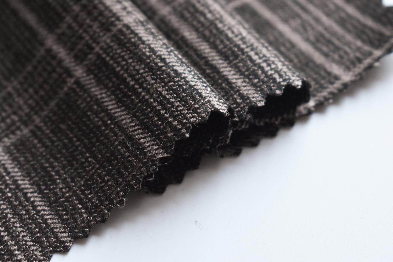 Photo--5 Тканина костюмна картата монострейчева - Зображення 1