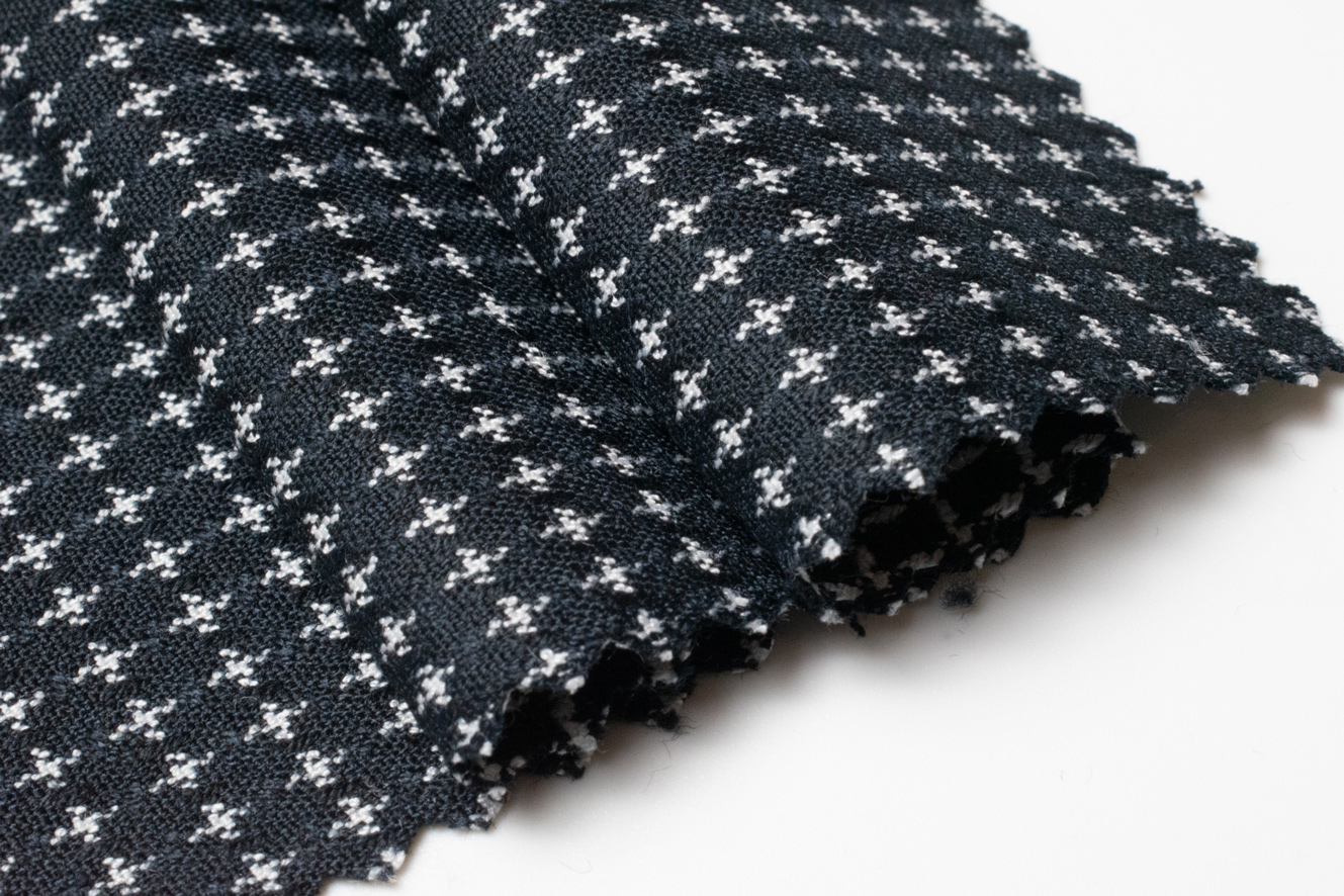 Photo--6 Тканина костюмна жіноча картата бістрейчева - Зображення 1