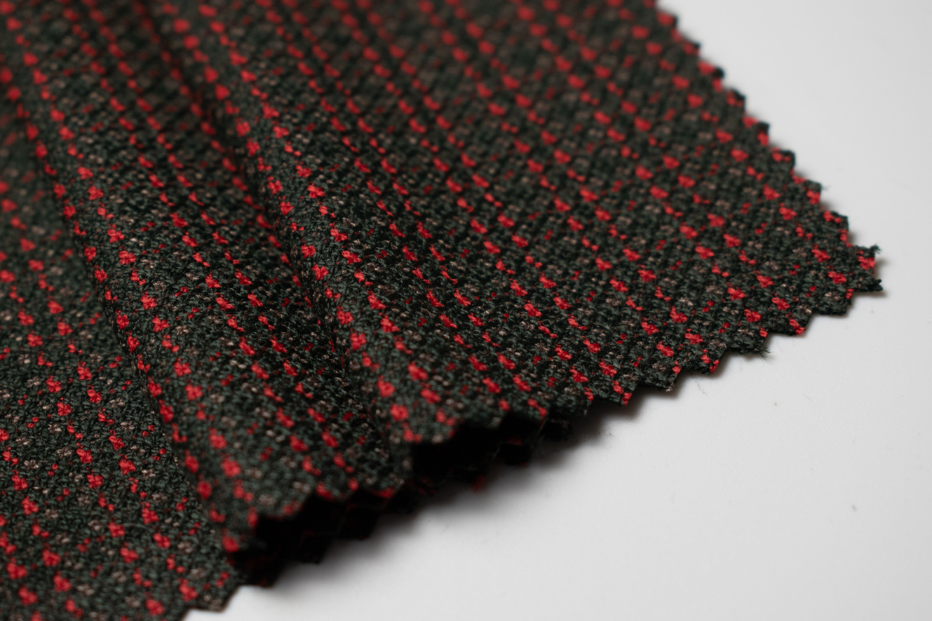 Photo--8 Тканина костюмна жіноча дизайнерська бістрейчева - Зображення 1