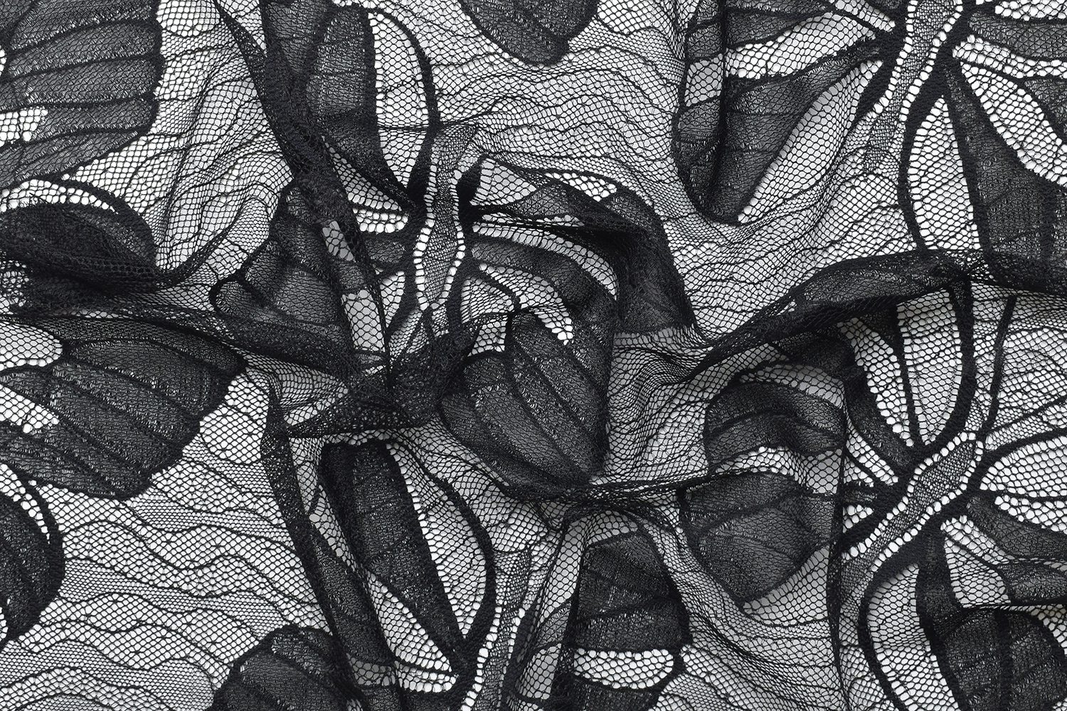 Photo--12 Нейлонове трикотажне мереживо з віскозою (нееластичне) - Зображення 1