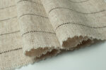 Бавовняна тканина смугаста під льон - Зображення 2