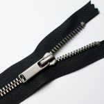 Блискавка металева, тип 5, роз'ємна, темне срібло (нікель оксид)