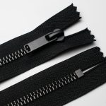 Блискавка металева, тип 5, нероз'ємна, чорний оксид