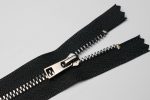 Cremallera metálica, tipo 4, no separable, negro brillante - Image 2