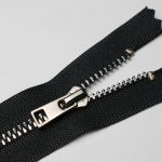 Блискавка металева, тип 4, роз'ємна, блискучий чорний