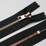 Блискавка металева, тип 4, нероз'ємна, мідь