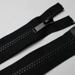 Cremallera plástica (tractor), tipo 5, separable, tono sobre tono