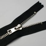 Блискавка металева, тип 4, роз'ємна, срібло (нікель)