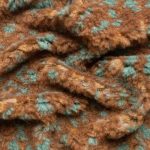 Хутро штучне, ворс 8 мм, абстрактний візерунок, поліестер, 280 г/м²